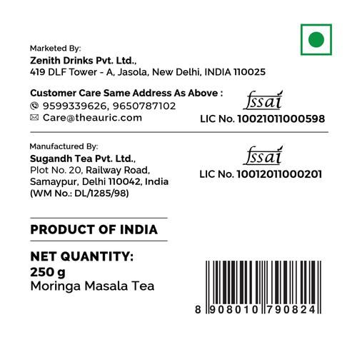 Auric Moringa Masala Tea - With Vitamins & Minerals, 250 g-8.webp